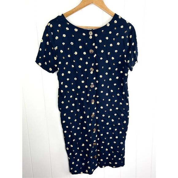 Madewell Button-Back Easy Dress in Daisy Dots Size XXS - Picture 8 of 13